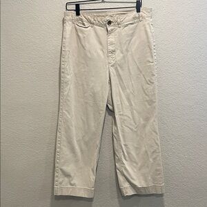 Old Navy Beige Wide-Leg Pants Size 12